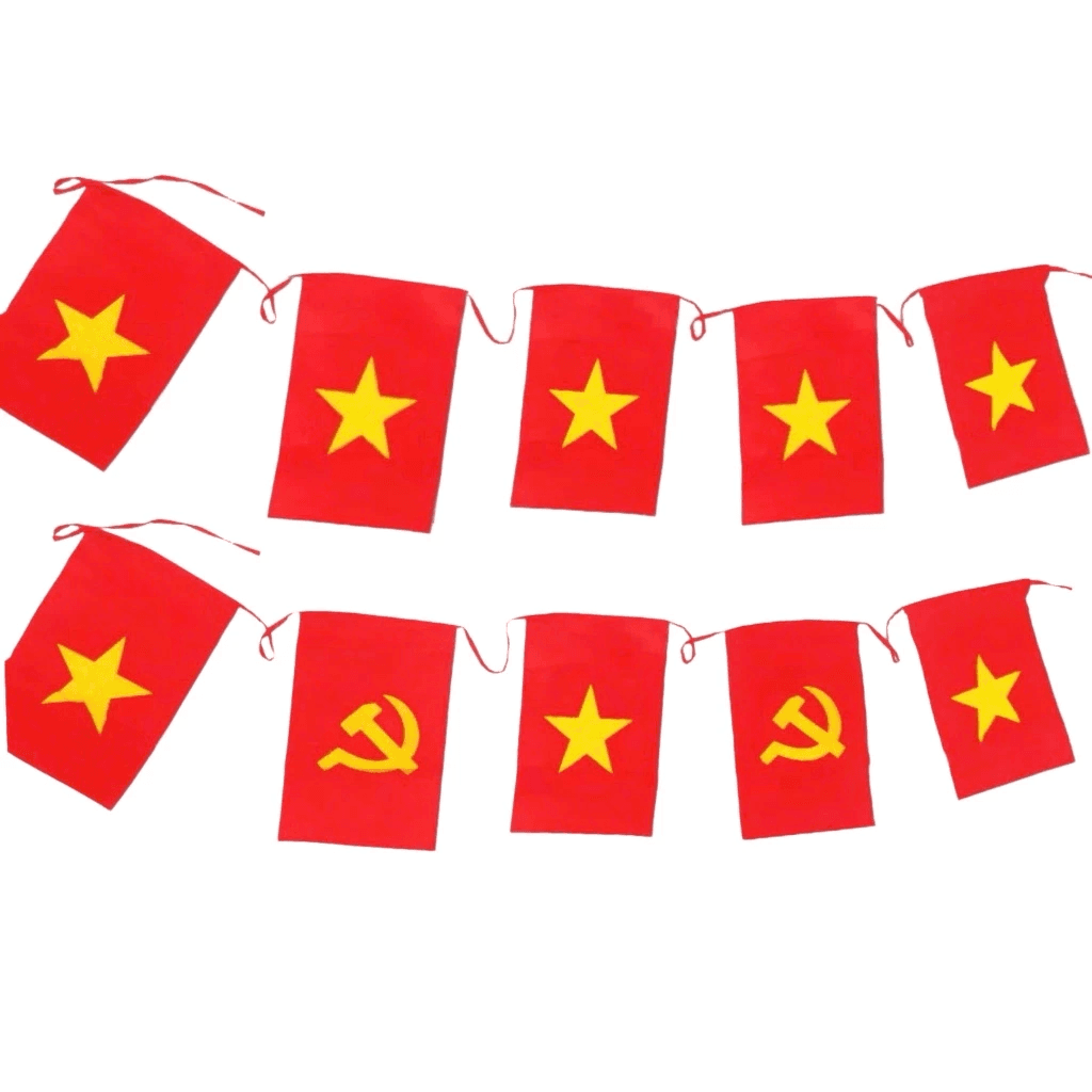 Dây cờ Tổ Quốc, cờ Đảng 2 mặt 2