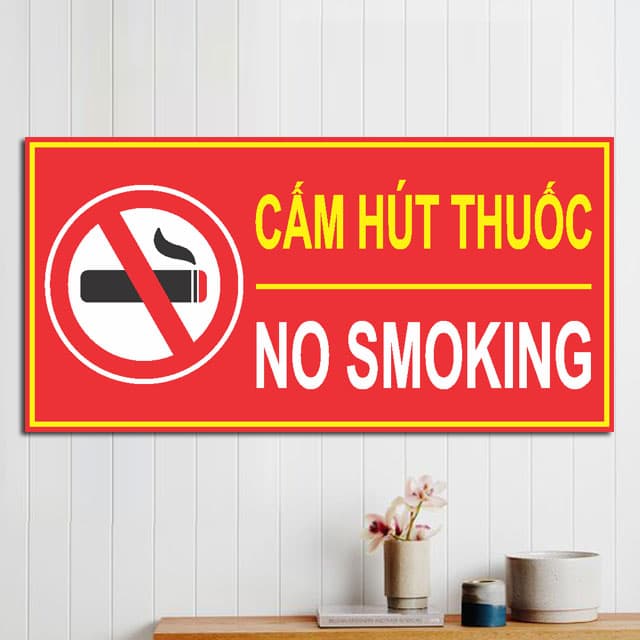 Bảng cấm hút thuốc